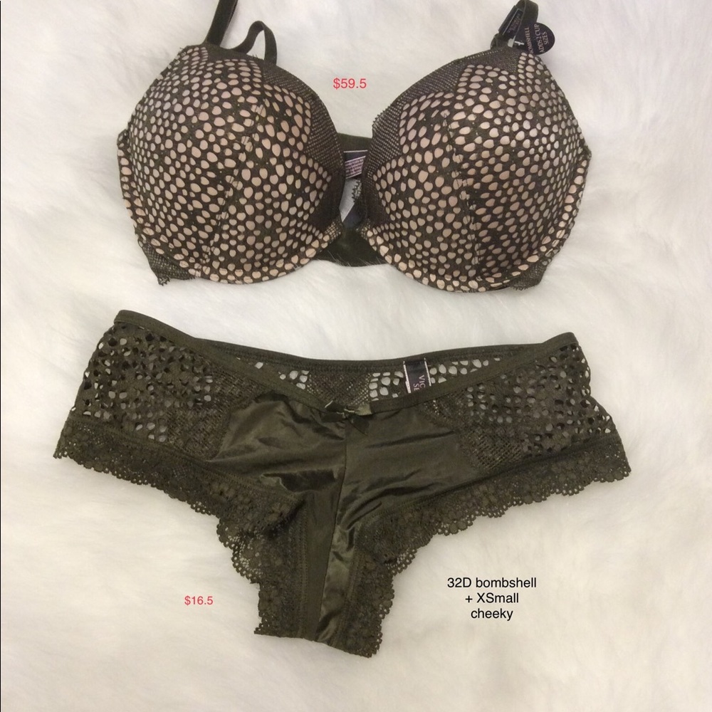 VS 32D bombshell Set NWT!